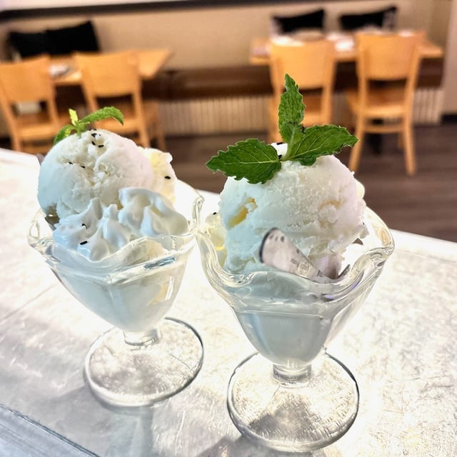 Coconut Ice Cream.
