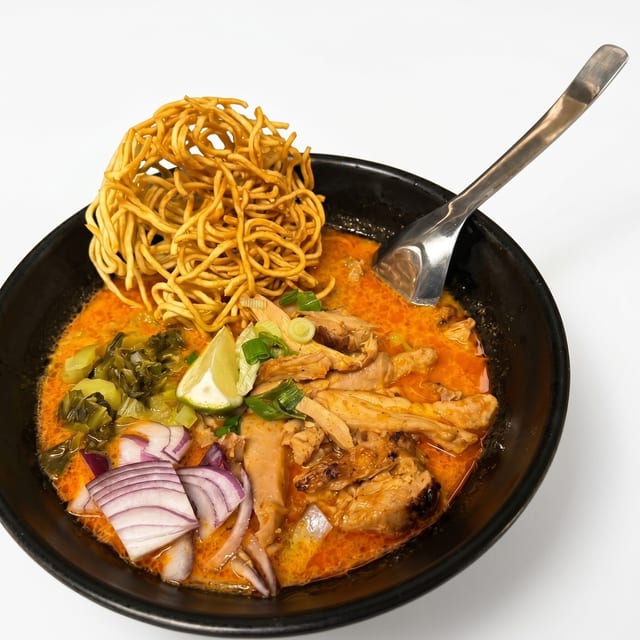 Khao Soi with Chicken Thigh.