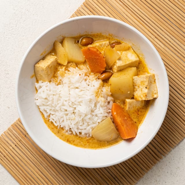 Vegan Massaman Curry.