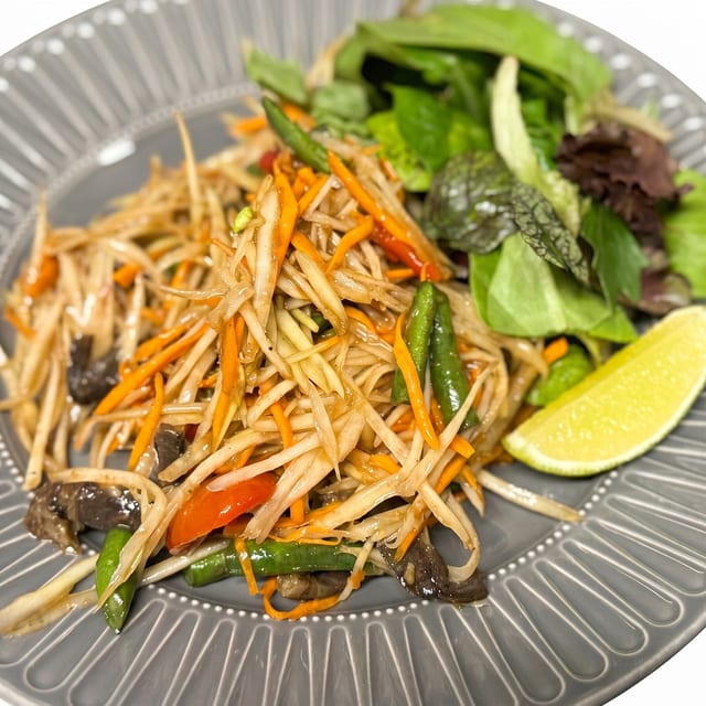 Papaya Salad Laos Style.