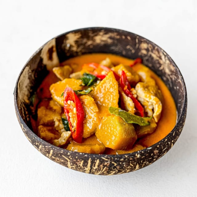 Vegan Pumpkin Curry.