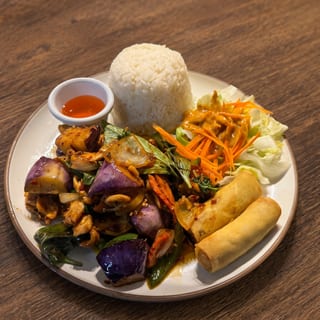 L Eggplant Stir-Fried Set
