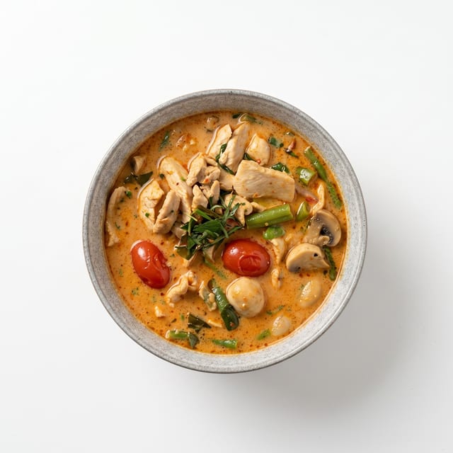 Vegan Tom Kha Soup.