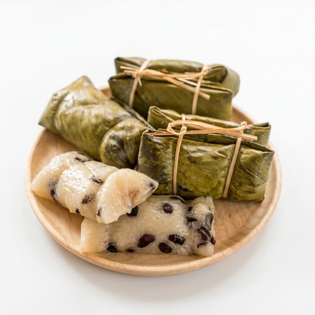 Sticky Rice with Banana.