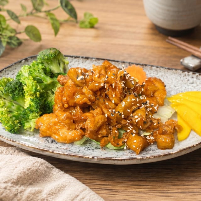 Mango Crispy Chicken.