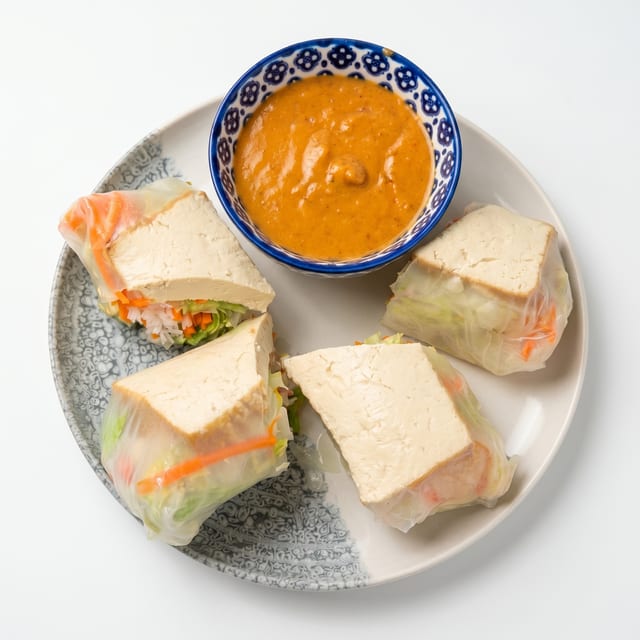 Vegan Fresh Roll with Tofu.