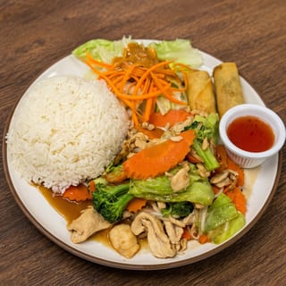 L Broccoli Stir-Fried Set