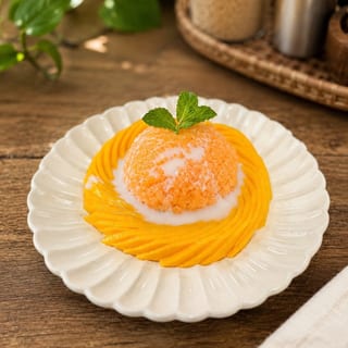 Thai Tea Mango Sticky Rice
