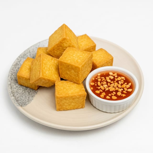 Vegan Fried Tofu.