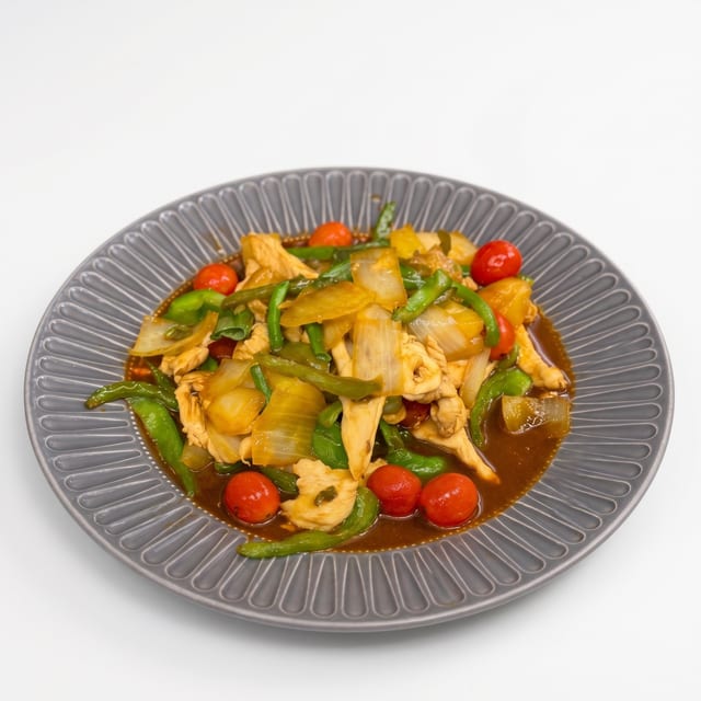 Vegan Sweet and Sour Stir-Fried.