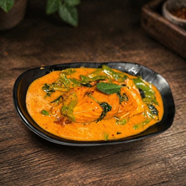 Salmon Panang Curry.