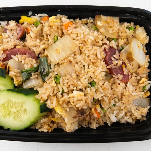 Thai Sweet Sausage Fried Rice.