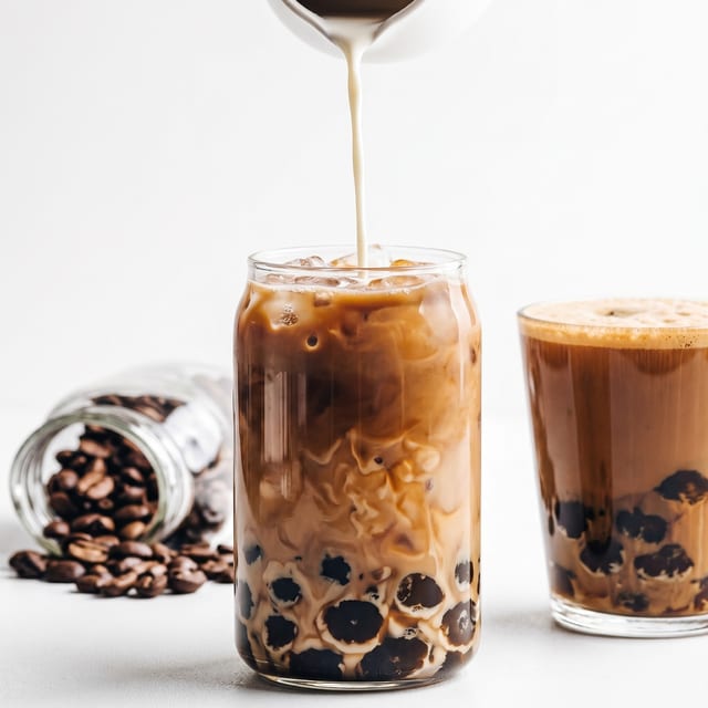 Thai Iced Coffee Crystal Boba.