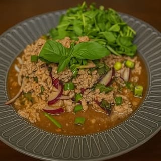 Larb Salmon Salad
